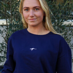 Comfort Sweater - Navy/Pink